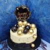 76 Pcs Gold&Black Balls Cake Topper Mini Balloons Cake Toppers Foam Ball Cake Picks Cupcake Topper DIY Cake Insert Topper Ball Cake Decorations for Anniversary Wedding Baby Shower Birthday Party view 4