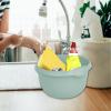 28 CM Silver Sage Washing Up Bowl High Grade Plastic Round Sink Tidy Organizer 5L Litre Bowl Basin Washbowl Mixing Bowl Dish Caddy Home & Kitchen Garden Camping (12) view 3