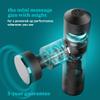 HoMedics MYTI Mini Massage Gun - Pocket Heated Electric Handheld Massagers with 5 Attachments & 4 Intensity Settings, Deep Tissue Vibrating Percussion Massager for Discomfort Ease & Travel - Black view 2