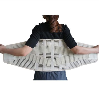 32cm Extra-Wide Design Back Support Belt Posture Corrector Pain Relief for Men Women Lower Back Sciatica, Scoliosis Or Herniated Disc (M) ()