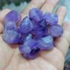 Tbkoly Meditation Home Decor, 50/100g Natural Amethyst Raw Quartz Small Cluster Healing Reiki Stone Crystal Point Specimen Home Decor Raw Crystals Minerales Gifts,Natural Crystal draw (Size : 50g) view 1