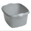 (Set of 3) 39cm Silver Washing Up Bowl High Grade Plastic Large Rectangular Sink Tidy Bowl Multipurpose Basin Mixing Washbowl Organizer Dish Caddy for Space Saving Home & Kitchen Garden Camping view 2