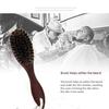 Lodokdre Horse Hair Wave Hair Beard Brush Hair Comb Wooden Handle Curved Comb Men Natural Hair Combs Hair Styling view 3