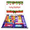 Jingle Bells Christmas Chocolate Hamper Gift Box, Jingle Bells Sweet Hamper, Christmas Chocolate Letterbox Gift, Christmas Box, Gift Box, Gift for All view 1