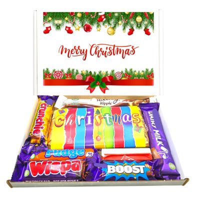 Christmas Chocolate Hamper Gift Box, Sweet Hamper, Christmas Chocolate Letter box Friendly, Present for All
