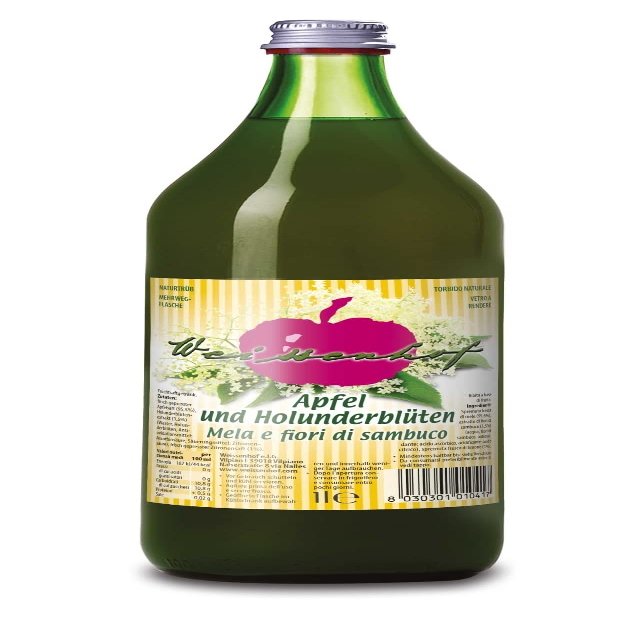 Apple Juice with elderflower Weissenhof 1 lt. - South Tirol