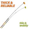 30 Foot High Reach Telescoping Duster Kit and Vinyl Siding Brushes with 7-24 ft Extension Pole // High Ceiling Cleaning and Window Washing kit // Exterior & Interior House and Gutter Cleaning Brush view 3