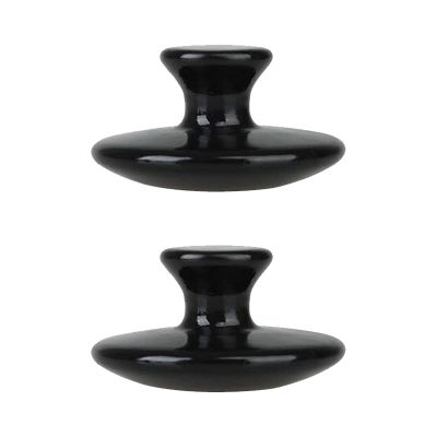 2 Pcs Facial Massage Stones Mushroom Shaped Gua Sha Stones Natural Face Scrapping Massagers for Face Eye Neck Spa Relaxing