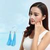 1 Pc Silicone Nose Shaper Lifting Nose Bridge Shaping Corrector Nose Up Slimming Massager Clear view 3