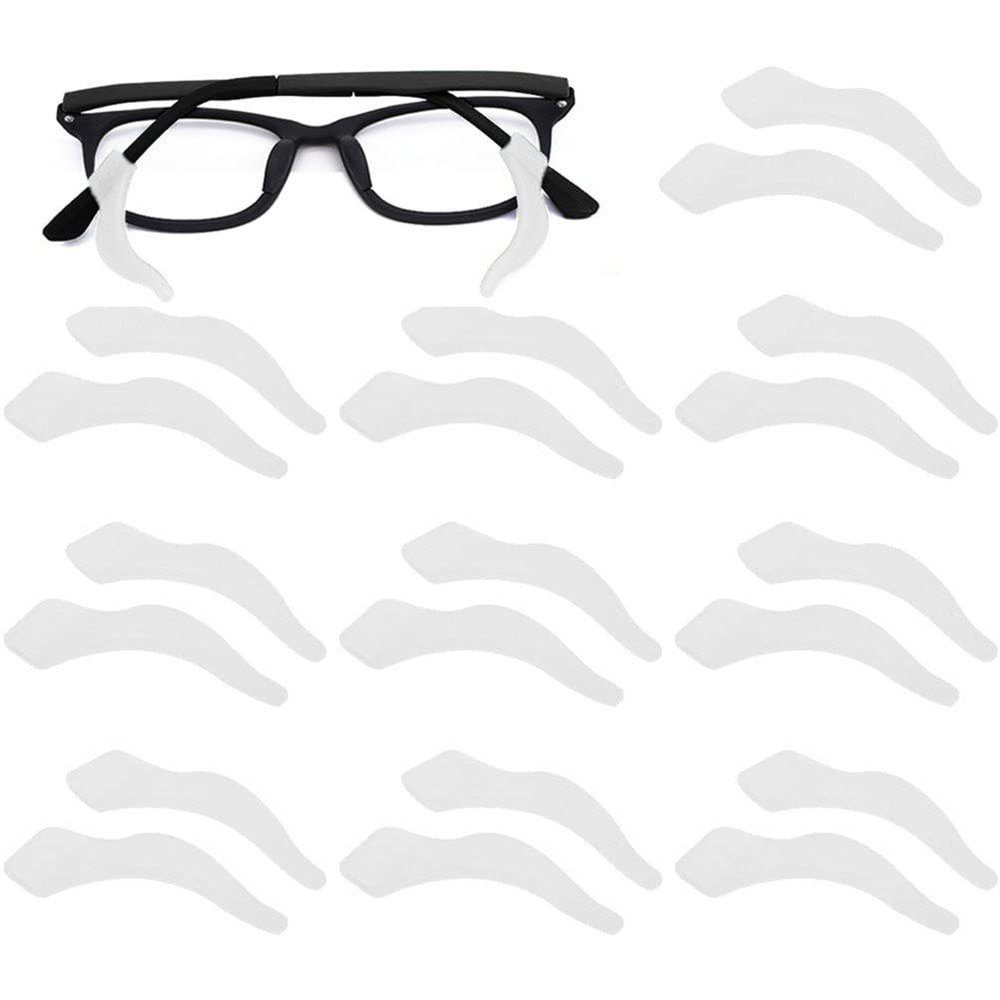 vepoty Eyeglasses Retainers 10 Pairs Glasses Ear Grips Eye Glasses Non Slip Holders Soft Silicone Temple Holders