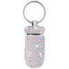 1Pcs Bling Medicine Pill Capsule Storage Box Mini Portable Rhinestones Crystal Travel Case Tubes(Colorful) view 1