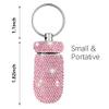 1Pcs Bling Medicine Pill Capsule Storage Box Mini Portable Rhinestones Crystal Travel Case Tubes(Colorful) view 4