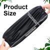 4 Pairs Waterproof Sleeves for Arms Reusable Oilproof Oversleeves PVC Farmers Arm Sleeve Cover for Cleaning Cooking Painting, Black, Large view 2