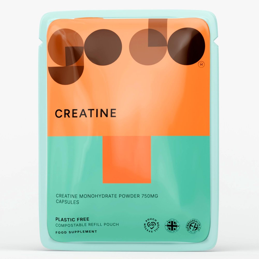 Fitness Health Creatine Monohydrate 60 Capsule 750mg - High Strength Supplement for Men & Women - Vegan Unflavoured Energy Supplement for Workout- Boost Energy & Physical Performance