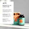 Fitness Health Creatine Monohydrate 60 Capsule 750mg - High Strength Supplement for Men & Women - Vegan Unflavoured Energy Supplement for Workout- Boost Energy & Physical Performance view 2