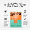 Fitness Health Creatine Monohydrate 60 Capsule 750mg - High Strength Supplement for Men & Women - Vegan Unflavoured Energy Supplement for Workout- Boost Energy & Physical Performance view 3