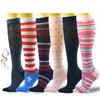 Lavencious Compression Socks 6 Pairs 8-15mmHg for Women Shoe Size 6-10, Sock Size 9-11, 6 Pairs view 1