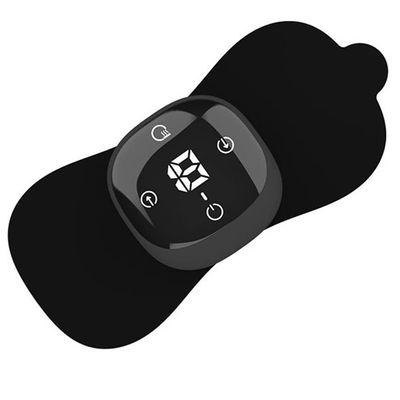 6Modes 19Level Ems Cervical Spine Mini Massager Physiotherapy Device Pulse Heating Shoulder And Neck Massager Warm Palace Heat Massage Stick,Black,Massager