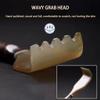Back Scratcher For Men Dual-purpose Medium-length Natural Textured Horns Backscratchers, High End Durable Ebony Massage Hammer, (Color : Natural Color A, Size : 39 * 4cm) view 4