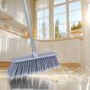 120cm Soft Sweeping Brush Indoor Broom - Stylish Grey Kitchen Broom | Ideal for Household Cleaning | 28cm Soft Bristle Brush Head with 1.2m Long Screw-Fit Metal Handle for Easy Use - Grey view 2