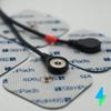 StimPads TENS Electrode Pads - Compatible with Compex Devices -4 Electrode Replacement Pads 50X50mm with 3.75mm Easy Snap - Adhesive Electrodes for TENS Devices - Certified Medical Device by Motron NV view 4