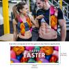2 PCS Microfiber Towels eggs Sports Workout Towels view 4