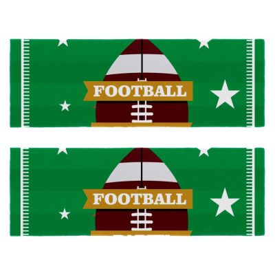 2 PCS Microfiber Towels You're Invited Soccer Football Party Sports Workout Towels