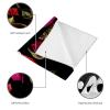 2 PCS Microfiber Towels Women Sexy Red Mouth Rose Crown Sports Workout Towels view 3