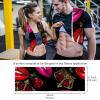 2 PCS Microfiber Towels Women Sexy Red Mouth Rose Crown Sports Workout Towels view 4