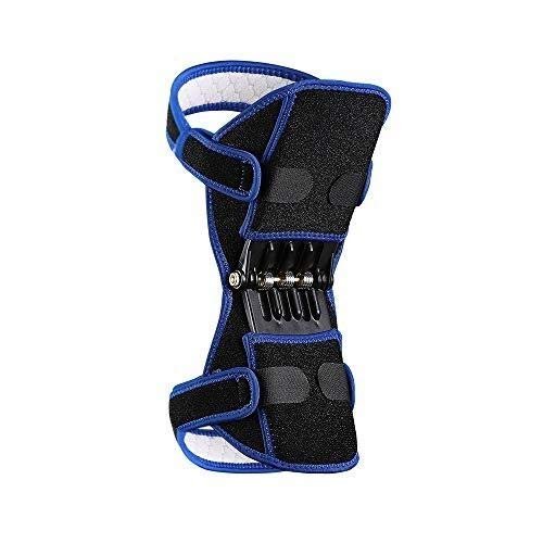 hinged knee brace for meniscus tear 1pcs Knee Protection Booster, Spring Knee Pad Brace, Power Lifts Knee Protection Boost Old Cold Leg Band Mountaineering deep Care Joint Support (Size :)