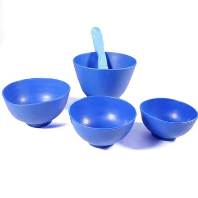 Giroflee Different Sizes Lab Silicone Mixing Bowl Plaster Plastic Rubber Mixing Bowl+Spatulas
