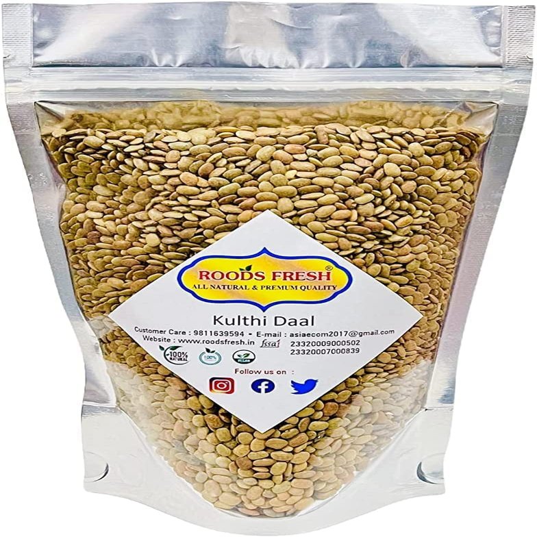 CROW Organic Kulthi Dal/Horse Gram/Gahat/Macrotyloma Uniflorum (400 Gram)