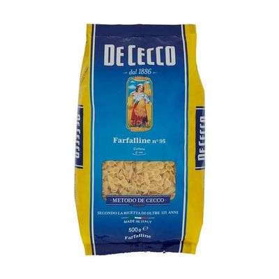 10x De Cecco Pasta 100% Italian Farfalline n 95 Short Pasta 500 g