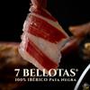 7 BELLOTAS 100% Iberico Ham | Made From Acorn Fed Iberico Pigs and Natural Curation Process | Spanish Jamon Pata Negra | Jamon Iberico Bellota | 48 Months (Sliced 6 X 80 gr.) view 3