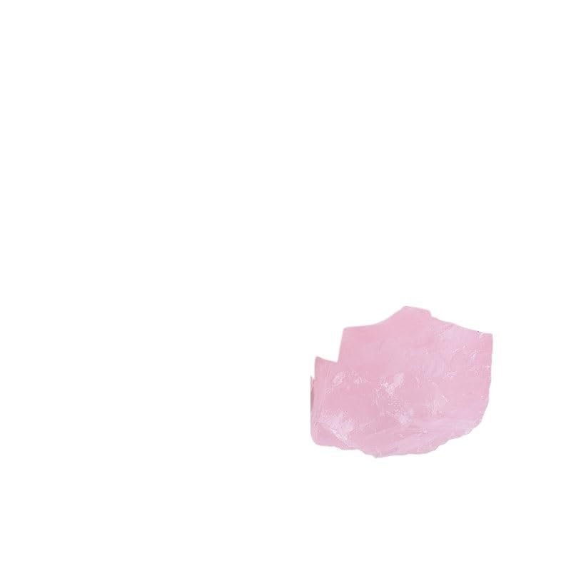 100% Natural Pink Rose Quartz Stone Raw Crystal Stones Healing Mineral Specimen Rock Stone (Color : Rose Quartz Stone, Size : 1pcs (40-50g))