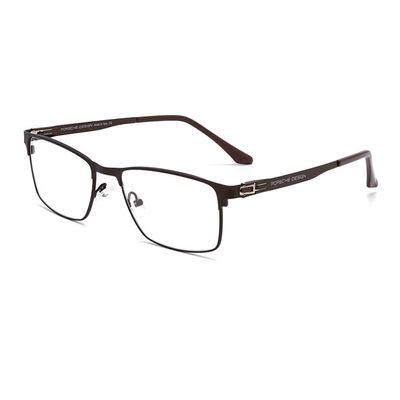 RICCIE Men's outdoor photochromic sunglasses, classic metal rectangular frame HD aspheric resin lenses reading glasses diopter +0.25 to +3.0,02,+0.25