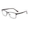 RICCIE Men's outdoor photochromic sunglasses, classic metal rectangular frame HD aspheric resin lenses reading glasses diopter +0.25 to +3.0,02,+0.25 view 1