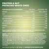 IronMaxx Protein and Nut Protein Bar, Pistachio White Choc 24 x 45g, High Protein bar with Real Pistachios, Protein bar Gluten-Free, Without Added Sugar and Palm Oil-Free view 4