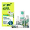 Wype | Home & Away Bundle | Toilet Roll Gel | Flushable Wet Wipe Alternative | Holiday Essentials | COSMOS Organic | 1 x Applicator, 2 x Refills (100ml), 2 x Mini (30ml) view 1