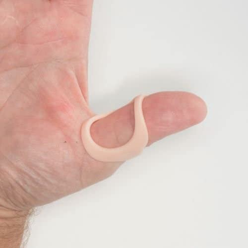 ArthroEze Oval Peach Thumb Splint For Trigger Thumb - Mallet Thumb - Thumb Hypermobility - Thumb Arthritis Size 5.5-50.6mm CIRCUMFERENCE