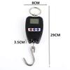 ACiyD Digital Hanging Crane Scales, 440Lb/200Kg Heavy Duty Industrial Crane Scales Back-Lit LCD Fishing Electronic Weighing Scales black (Color : Black, Size : 29 * 8 * 3.5CM) Cooking Scales view 3