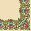 Maki 3-Ply Folk Tissue Paper Napkins Serviettes for Decoupage Lunch 33 x 33cm - Pack of 20 (Polish Highlander Pattern) view 1