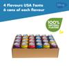 Fanta USA Variety Party Pack of 24 Cans / 4 Flavours view 4