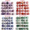 Natural crystal rough Beautiful 25 Pieces of Natural Lapis Lazuli Square Crystal Rune Stone Square White Rune Divination Healing Birthday Gift Collection ( Color : Cube Mountain Jade , Size : 25pcs si view 4