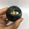 Sudemota Natural crystal rough Beautiful Natural Labradorite Quartz Moonlight Crystal Ball Stone Healing (Color : 1pc, Size : 50-60mm) view 4