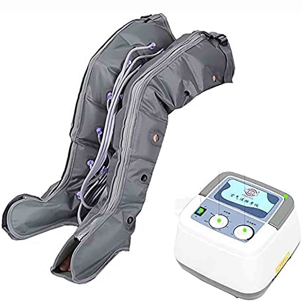 BLOHDI Pneumatic Leg Massager, Foot And Leg Massager Arms Waist Compression Boots Compression Boots Portable Health Machine With 6 Cavity Chamber (Size : 1)