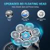 Electric Head Shaver for Men, 8D Upgraded 6-in-1 Head Shaver for Bald Men, Waterproof Wet/Dry Electric Shaver Razor Beard Grooming Kit Cordless Rechargeable view 3