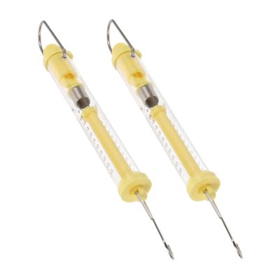 iplusmile 2pcs Science Spring Scale Tension Spring Meter Newton Force Gauge Physics Experiment Tool Random Color