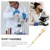 iplusmile 2pcs Science Spring Scale Tension Spring Meter Newton Force Gauge Physics Experiment Tool Random Color view 2