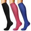 DRESHOW Compression Socks For Men & Women Best Support for Athletic Running Flight Travel Cycling view 1